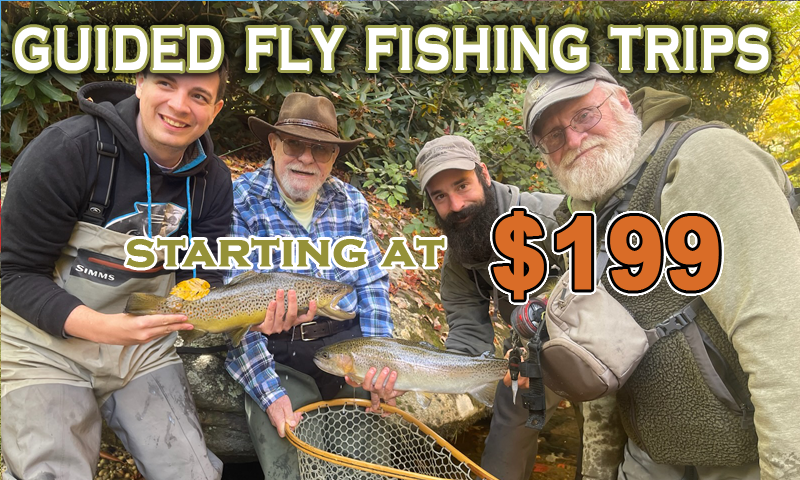 Fly Fishing Boone, NC Mountains Fly Fishing & Hunting Guide Service